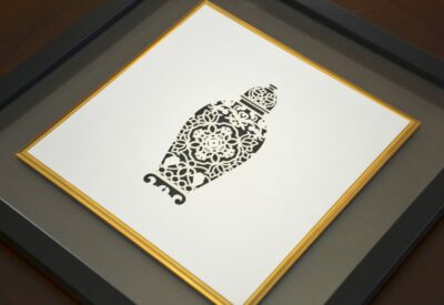 Framed Picture : Laser-cut Ginger Jar 1
