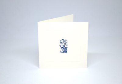 Notelet : Blue & White Merlion  NEW!